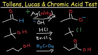 Tollens Reagent Mechanism  Lucas amp Chromic Acid Test [upl. by Mariken]