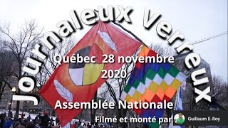 Journaleux Verreux  Assemblée Nationale  Quebec 28 novembre 2020 [upl. by Masha480]