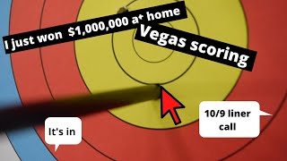 How I won 1000000 at home Vegas scoring archery 300 Prime black 5 [upl. by Yenatirb972]