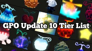 GPO Update 10 Devil Fruit Tier List for PVE Read description Outdated [upl. by Gittel]