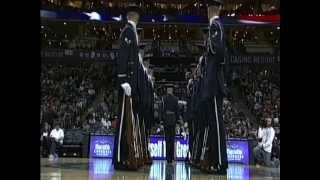 USAF Honor Guard Drill Team  Charlotte Bobcats Halftime [upl. by Sesiom890]