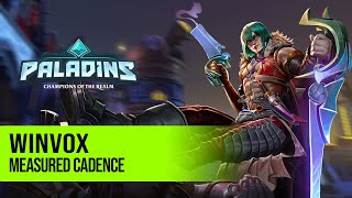 Winvox Caspian PALADINS PRO COMPETITIVE GAMEPLAY l MEASURED CADENCE [upl. by Sonny100]