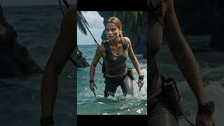 Margot Robbie as Tomb Raider 01 shorts margotrobbie tombraider laracroft [upl. by Jamilla568]