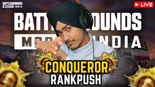 CONQUEROUR RANK PUSH WITH IGURI YT bgmilive facecam iguriyt bgmi [upl. by Yttig]