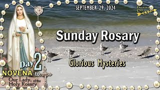 🌻SUNDAY Rosary🌻Day 2 NOVENA to OUR LADY of the HOLY ROSARY Glorious Mysteries SEPT 29 2024 [upl. by Oilalue]