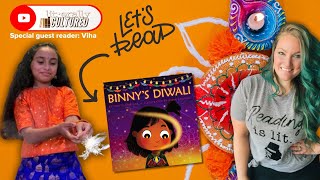 Binny’s Diwali Literally Cultured Read Aloud [upl. by Llenrub230]