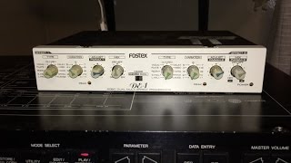 Fostex DE1 Demo [upl. by Lerraf]