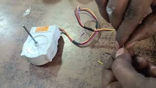 LG inverter fridge DC 4 wire fan kese check kare  lg fridge repair  LG DC motor [upl. by Sabian]