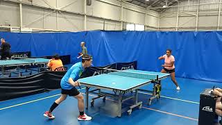 2024 NSW veterans div 2 Clement Siu vs Maha Saad set 2 [upl. by Nylirek107]