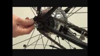 How To Remove a Shimano Nexus 7 Nexus 8 Hub and InterM Roller Brake Rear Wheel [upl. by Tutto]