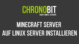 MinecraftSpigot Server auf Linux vServer installieren [upl. by Ecinrev]