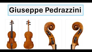 Giuseppe Pedrazzini  Violin Maker Milan [upl. by Siddra]