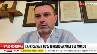 SKY TG24 ECONOMIA  Ospite il presidente Cia Fini Il Forum Africa al G7 Agricoltura tra i focus [upl. by Enilhtak]