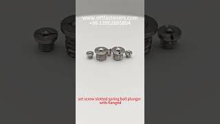 Whats a set screw slotted spring ball plunger with flanged [upl. by Andromada]