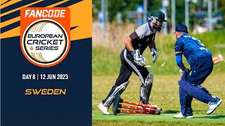 🔴 FanCode ECS Sweden 2023  Day 8  T10 Live Cricket  European Cricket [upl. by Kacie560]