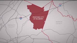 Proposed city of Mulberry vote in Gwinnett County update [upl. by Cherrita]