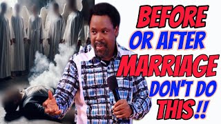 GODs Judgement on MARRIAGE  Prophet TBJOSHUA [upl. by Aser]