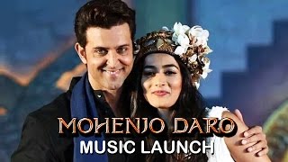 Mohenjo Daro Music Launch  Hrithik Roshan  Pooja Hegde  Press Conference [upl. by Burgess]