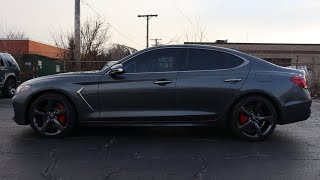 2020 Genesis G70 33T interior quality check Unintentional ASMR [upl. by Trebbor]