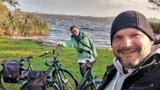 CYCLING TOUR by the sea in Friesland the Netherlands 🚴‍♀️🚴‍♂️ [upl. by Shepp]