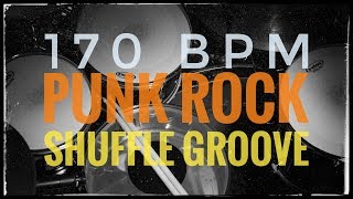 170 BPM  Punk Rock  Shuffle Groove [upl. by Llehcear]