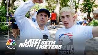 Talking Trump 2016  Late Night with Seth Meyers [upl. by Thalassa685]