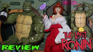 The Last Ronin Battle Damaged NECA TMNT Action Figure Review [upl. by Annazus607]