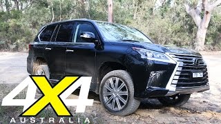 Lexus LX 570  Road Test  4X4 Australia [upl. by Laurena]