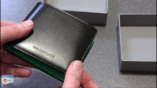 Balenciaga Mens Wallet Black amp Green [upl. by Olenolin]