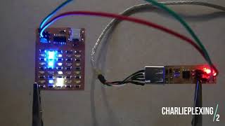 Charlieplexing with 20 LEDs [upl. by Sirovat]