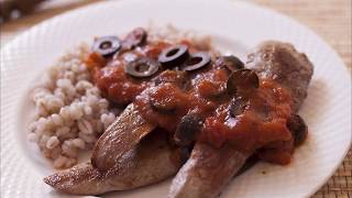 Recette  Aiguillettes de canard aux olives [upl. by Knut415]