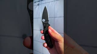 Manix™ 2 Lightweight Black Blade CTS BD1N Spyderco SpydercoKnives ManixMonday [upl. by Eilitan]