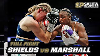 Claressa Shields vs Savannah Marshall FULL FIGHT [upl. by Llekim]