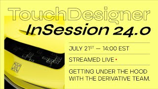 TouchDesigner InSession with Daniel Molnar  July 21st 2023 [upl. by Buckingham]