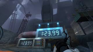 Portal 2 Gelocity Time Trial  Track 3 12399 [upl. by Sokul]