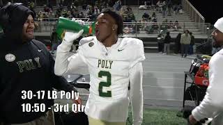 CIF Football Long Beach Poly vs Pacifica [upl. by Pris687]