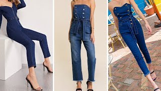 Denim Jumpsuits for Women 2023 Trends [upl. by Zulaledairam]