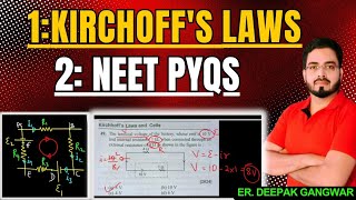 Current Electricity  Kirchoffs Laws with NEET PYQs [upl. by Aicat]