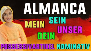 Eski VideoYENILENDI Almanca Possessivartikel im Nominativ meindeinsein [upl. by Melody824]