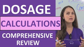 Dosage Calculations Nursing Practice Problems amp Comprehensive NCLEX Review [upl. by Nosnirb]