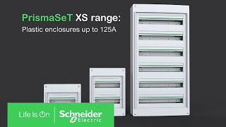 Discover PrismaSet XS Enclosures Up to 125A  Schneider Electric [upl. by Sucramat338]