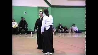 Military Tactical Fighting Close Quarter Combat 1996 AIKIDO TOYODA  SENSEI DODARO MPEG [upl. by Adlihtam]