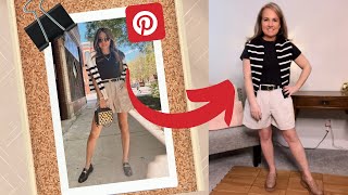 Recreating Pinterest Outfits For a Petite Body  Spring 2024 [upl. by Mather]