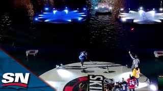 2022 NHL AllStar Skills Competition Fountain Faceoff [upl. by Doak]