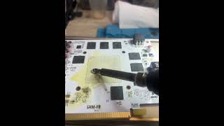 Reballing placa de vídeo rx580 [upl. by Sears954]