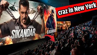 Sikander trailer craz😜 in New YorkSalman Khanofficial movies all updates [upl. by Sondra]