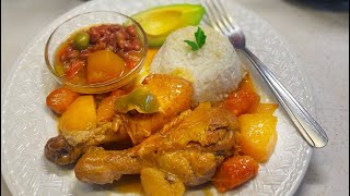 Fricasé de pollo chicken fricasse [upl. by Animas]