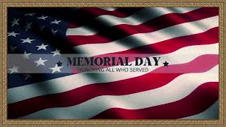 Memorial Day TV Frame Art  No Sound  With Animation  TV Wallpaper [upl. by Haseena]