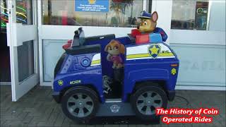 2010s Coin Operated Police Car Kiddie Ride  Paw Patrol Chase [upl. by Lyndes651]