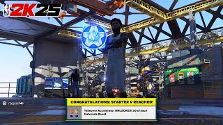 HITTING STARTER 5 FULL LIVE STREAM UNLOCKING NEW TAKEOVER BOOSTER amp MORE REWARDS NBA 2K25 [upl. by Adnamar]